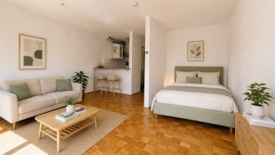 Gemütliche 1-Zimmerwohnung mit Blick ins Grüne