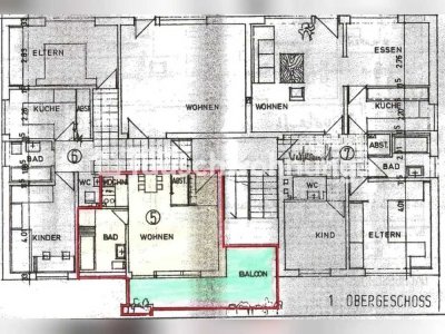 Tauschwohnung: 1-Zimmer-Wohnung in Münster Gremmendorf, mit Balkon, 33 m²