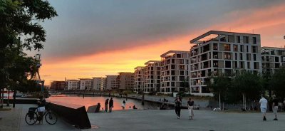 Exklusive 3-Zimmer-Wohnung mit Hafenblick auf der Offenbacher Hafeninsel – ca. 100 m² Wohnkomfort