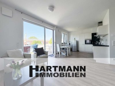 Lichtdurchflutete Penthousewohnung mit großem Balkon