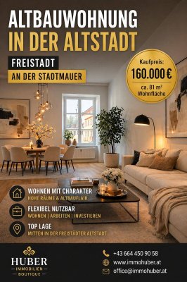 ALTBAU TRIFFT ALTSTADTFLAIR – IHR PROJEKT MIT GESCHICHTE STATT LANGWEILIG – HIER KAUFEN SIE POTENZIAL, KEINE PERFEKTION