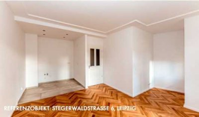 "Traumsanierung & Erstbezug" - 2-Raum-Wohnung - West-Balkon, FBH, Parkett, CAT-7 Netzwerk, Wohnküche