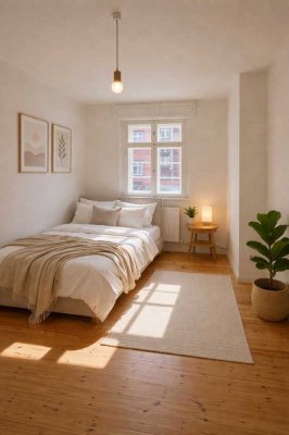 Frisch saniert und bezugsfrei - 3-Zimmer Altbauwohnung