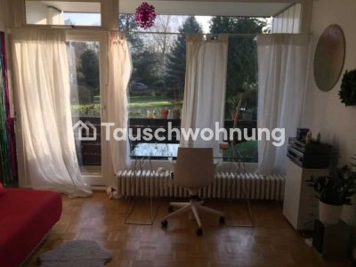 Tauschwohnung: Ruhige 1-Zimmer Wohnung mit Blick ins Grüne