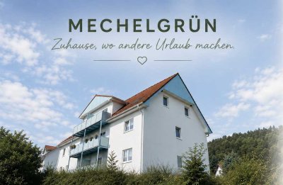 Herrliche Dachwohnung im Grünen mit Weitblick, Balkon, Wallbox Stellplatz