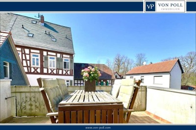 VON POLL OBERURSEL: Sonniges Juwel in der Altstadt mit charmantem Innenhof und Doppelgarage