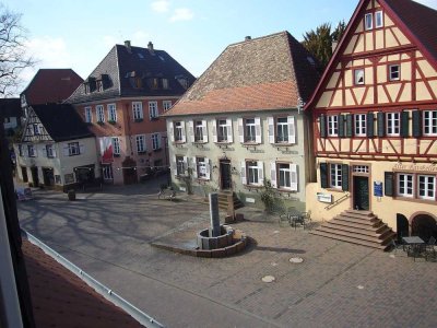 Dachgeschoss mit Sonnenterrasse am historischen Marktplatz