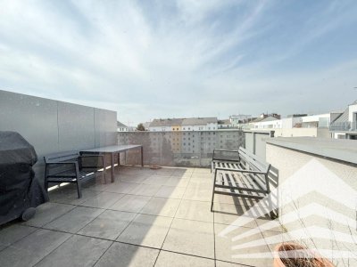 106 m² DG-Wohnung mit 2 Bädern und 3 Terrassen in Linz - TG möglich!