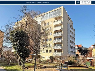 Moderne 3,5-Zimmer-Wohnung mit Panoramablick und Dach-Schwimmbad in Top-Lage von Landshut