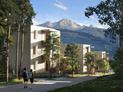 Provisionsfrei: 4-Zimmer Wohnung mit großem Garten &amp; Balkon | ca. 72 m² | Quartier Anna