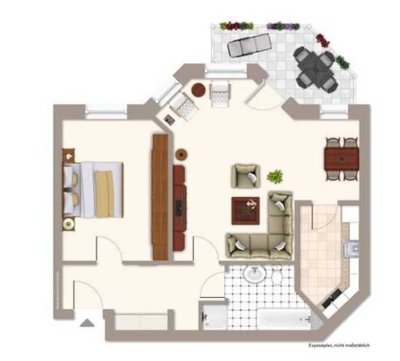 Charmante 2-Zimmer-Wohnung mit Balkon und Garage in Herne
