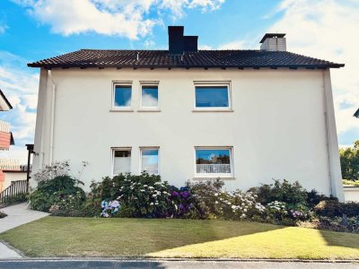 Lichtdurchflutete 4-Zimmer-Wohnung mit Fernblick und Gemeinschaftsgarten in Blomberg - Istrup
