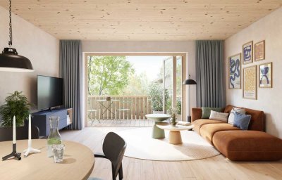 RESERVIERT: 2-Zimmerwohnung mit großer Terrasse und Garten