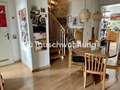Tauschwohnung: 4-Raum-Wohnung, Maisonette, 2 Bäder