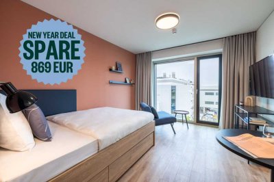 Neujahrs-Special: The Base Munich - möbliertes Apartment im Bender Campus - Nähe BMW