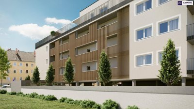 Exklusives Wohnbauprojekt in Leoben: Optimal aufgeteilte 3-Zimmer-Wohnung mit ca. 63 m², perfekt für WGs &amp; Familien! Sonniger Balkon, Abstellraum &amp; Keller inklusive! Ohne Provision!
