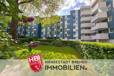 Osterholz / Top-sanierte 3-Zimmerwohnung mit Sonnenloggia und Garage in ruhiger Lage
