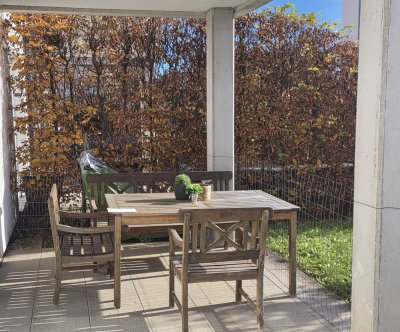 Von privat: schöne 2-Zi. Wohnung in Pliezhausen mit Terrasse, kl. Garten und Tiefgaragenstellplatz
