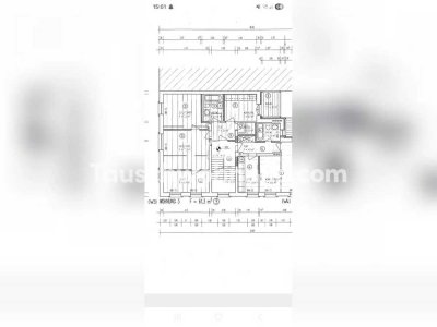 Tauschwohnung: 2.5 Räume in Ktv mit Balkon, EBK und Badewanne