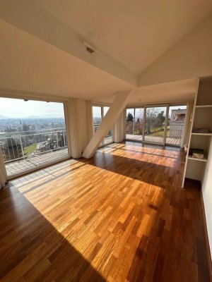 97 m² Wohnung mit Panorama, Balkon &amp; Garten - sonnig gelegen, gut erreichbar