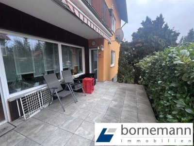N-Kornburg! Schöne 4-Zi.-Wohnung mit Südterrasse, Garten, 2 Kellerräume + Garage!