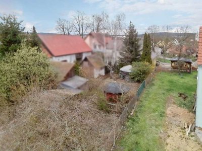 Grundstück mit kleinem Einfamilienhaus auf ca. 800m² in Wilburgstetten zur Renovierung/Projektierung