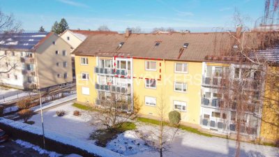 Gepflegte, modernisierte 3-Zimmer-Wohnung mit sonnigem Balkon in ruhiger Wohnlage