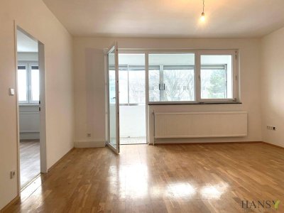 Perfekt geschnittene 3-Zimmer Wohnung mit Loggia und Garage in Grünruhelage