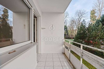 Sehr ruhige 2-Zimmer Erdgeschosswohnung mit Balkon