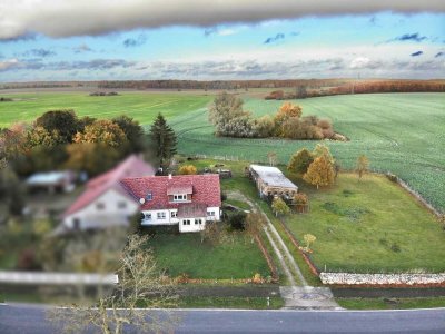 Haushälfte in Alleinlage mit Weitblick, Koppel und vielfältigen Nutzungsmöglichkeiten