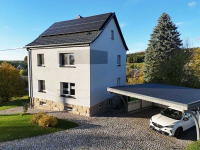 Bezugsfertiges Einfamilienhaus mit großem Garten & Carport in Schreiersgrün