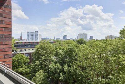 + Panoramablick inklusive: Exklusive 4-Zimmer-Wohnung in Endetage +