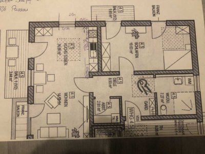 Moderne 2-Zimmer-Wohnung in Traumlage mit 2 Balkon und EBK in Tittling