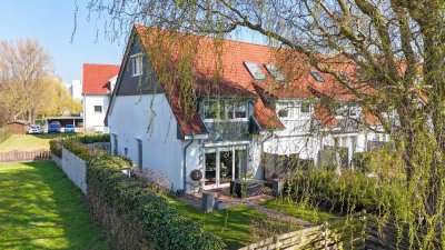 Familienleben genießen im gepflegten Reihenendhaus mit grünem Garten