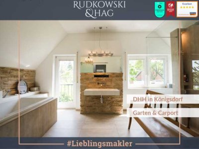 Frechen-Königsdorf || Doppelhaushälfte || 2 Terrassen, Garten & Carport
