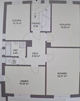 1 Zimmer in 3er WG