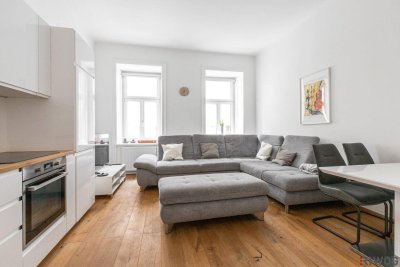 Nähe Schweizergarten, Botanischem Garten und Schloss Belvedere | Möblierte 2-Zimmer-Altbauwohnung | Hofseitiges Schlafzimmer | Inkl. Einbauküche