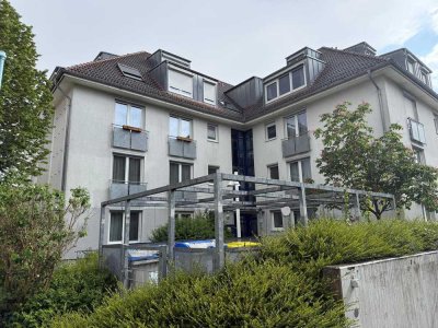 MA-Seckenheim, 4 ZKB Dachgeschoss-Maisonette-Wohnung mit Balkon und TG-Stellplatz