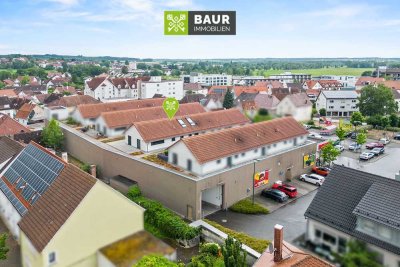 360°| Exklusives Leben über den Dächern von Bad Buchau: 3,5-Zimmer mit Terrasse, Aufzug & Garage