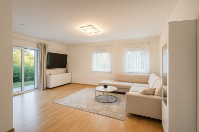 Helle 3-Zimmer-Wohnung mit Terrasse, Garten und Tiefgaragenstellplatz in Niedernhausen