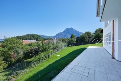 Modernes Gartenparadies mit Traunsteinblick.