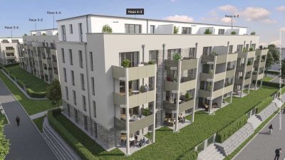 Stadtwohnung mit Gartengefühl: Gemütliche 3-Zimmer-ETW mit kleinem Grün in Hattersheim (KfW40 NH)