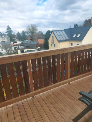 Attraktive 3- bis 4-Zimmer-Maisonette-Wohnung mit Balkon in Dresden-Altgorbitz