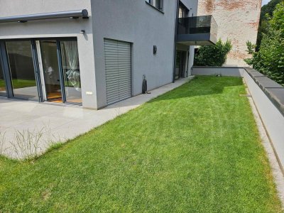 MODERNE 5 ZIMMER GARTENWOHNUNG MIT TG-STELLPLÄTZEN