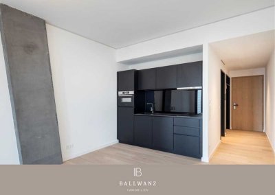 OMNITURM: Moderne 1-Zimmer-Wohnung mit Skylineblick
