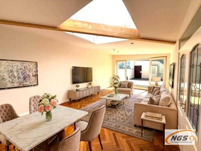 Schöne Penthouse Wohnung im Samariterkiez - 3 Zimmer möglich, 133qm Wohnfläche, 44qm Terrassen