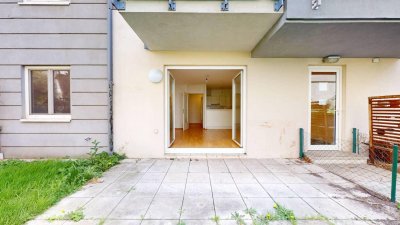 Kleine grüne Oase – 2-Zimmer-Gartenwohnung - hofseitig,ruhig &amp; zentral