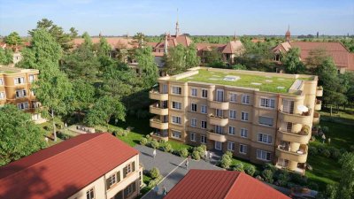 Parkvilla Amalia: Effizient geschnittene 2,5-Zimmerwohnung mit Blick zum Wasserturm