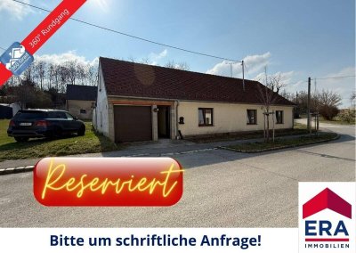 RESERVIERT! saniertes, ebenerdiges Miethaus mit uneinsehbarem Innenhof, Doppelgarage