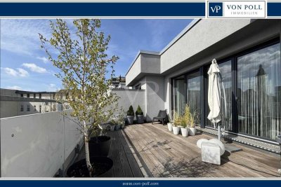 Vermietete Designer 2-Zimmerwohnung, über den Dächern Berlins, mit großer Dachterrasse!